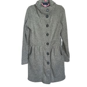 Patagonia Women’s Grey Better Sweater Long City Winter Fleece Coat | Small